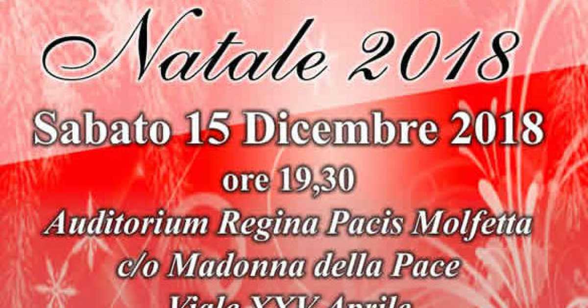Molfetta, all'Auditorium Regina Pacis musica e danza con Disconovit� Natale 2018
